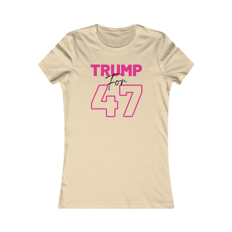 Trump for 47 hot pink Women&