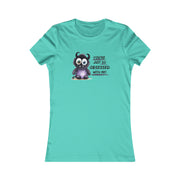 You're just so obsessed with me Purple cute-monster Favorite Tee black and crème