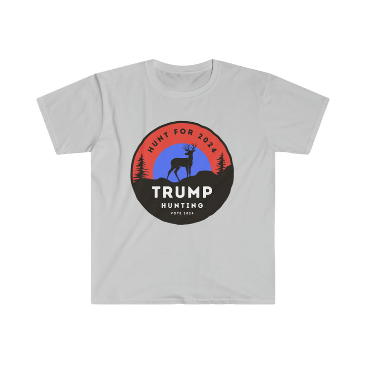 Trump Hunting voting 2024 Unisex Softstyle T-Shirt