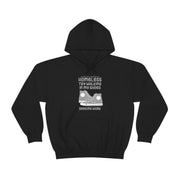 Homeless try walking in my shoes seeking work Blend™ Hooded Sweatshirt