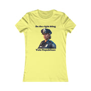 Do the right thing Vote Republican Women's Favorite Tee