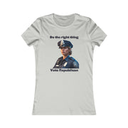 Do the right thing Vote Republican Women's Favorite Tee