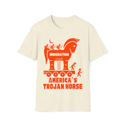 Immigration America's Trojan Horse Unisex Soft style T-Shirt