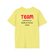 After a car accident, the road to recovery may be long. hire the best team. TEAM (add your law firm or medical center name)  Unisex Softstyle T-Shirt