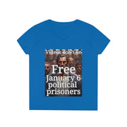 Video don't lie Free January 6 Political Prisons V-neck Women's tee