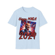 Happy MAGA 2024 red Soft style T-Shirt unisex