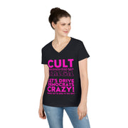 Cult MAGA let's drive them crazy anyways they're going to talk shit  V-Neck T-Shirt