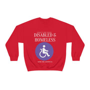 Disabled & Homeless donate and share Heavy Blend™ Crewneck Sweatshirt