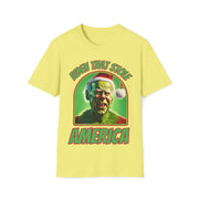 Biden that stole America close up Soft style T-Shirt unisex