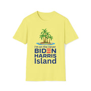 Biden Harris never Island Unisex Softstyle T-Shirt