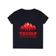 Trump Country RED V-Neck T-Shirt