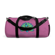 Stop peacocking me light pink duffel bag