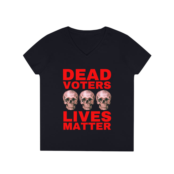 Halloween Dead Voters Lives Matter hot red  ladies&