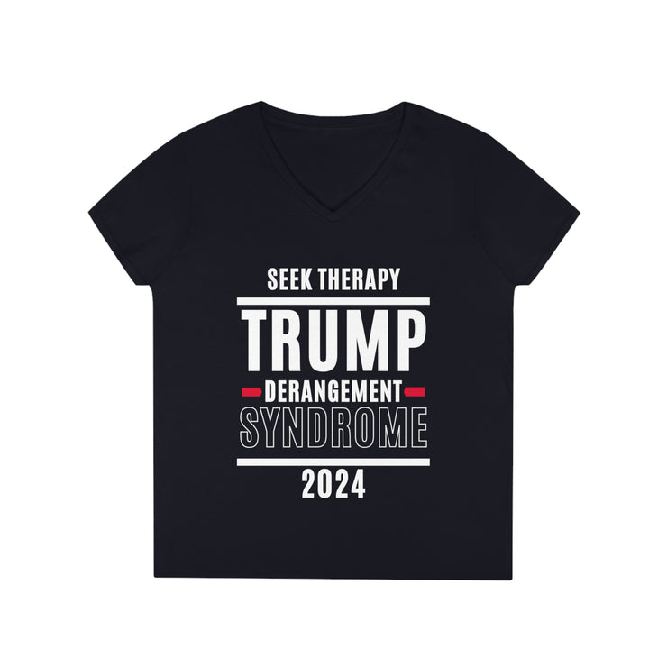 Seek Therapy Trump Derangement Syndrome 2024 V-neck Women&