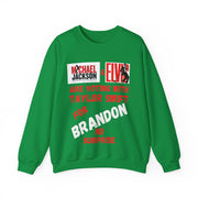 Michael Jackson and Elvis are voting for Brandon Blend™ Crewneck Sweatshirt Unisex