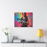 Ladies second amendment Canvas Gallery Wraps