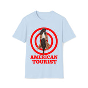 American Tourist Female African-America  worth a billon dollars Unisex Softstyle T-Shirt