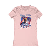 Happy MAGA 2024 Blue Women's Favorite Tee