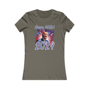 Happy MAGA 2024 Blue Women's Favorite Tee