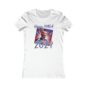 Happy MAGA 2024 Blue Women's Favorite Tee