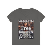 Video don't lie Free January 6 Political Prisons V-neck Women's tee