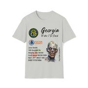 Registered Georgia Voter ID Unisex Softstyle T-Shirt
