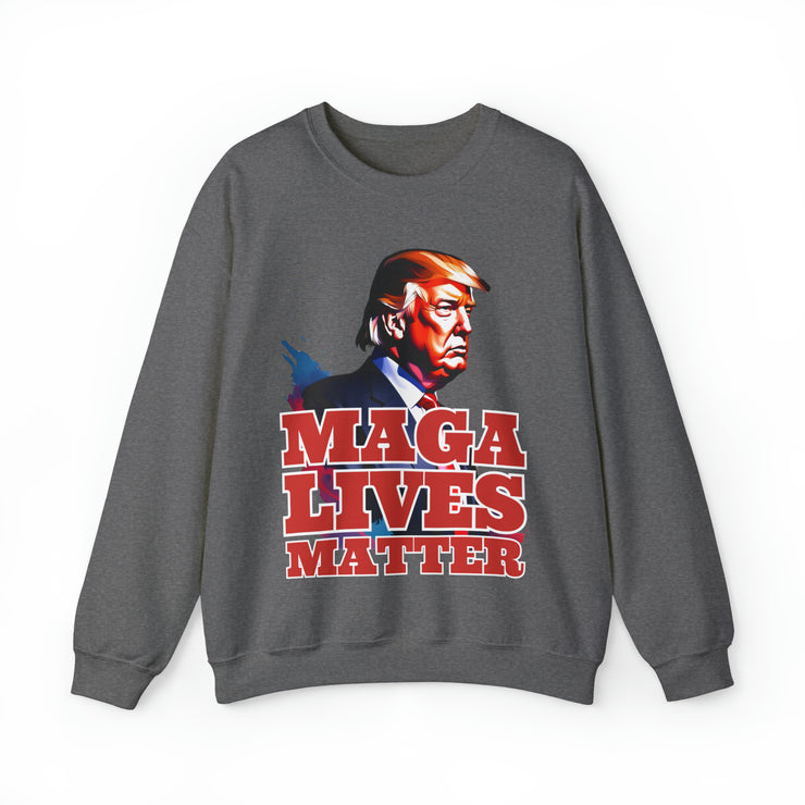 MAGA lives matter Heavy Blend™ Crewneck Sweatshirt Unisex