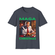 MAGA Christmas green Soft style T-Shirt unisex