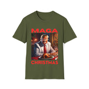 MAGA Christmas Red Soft style T-Shirt unisex