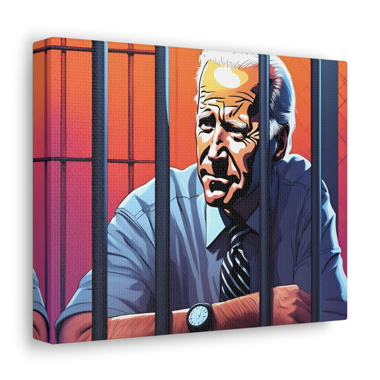 Joe in Jail got to pee Canvas Gallery Wraps