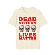 Halloween Dead Voters Lives Matter hot red Softstyle T-Shirt