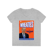 Wheaties Trump 2024 V-neck Women's tee