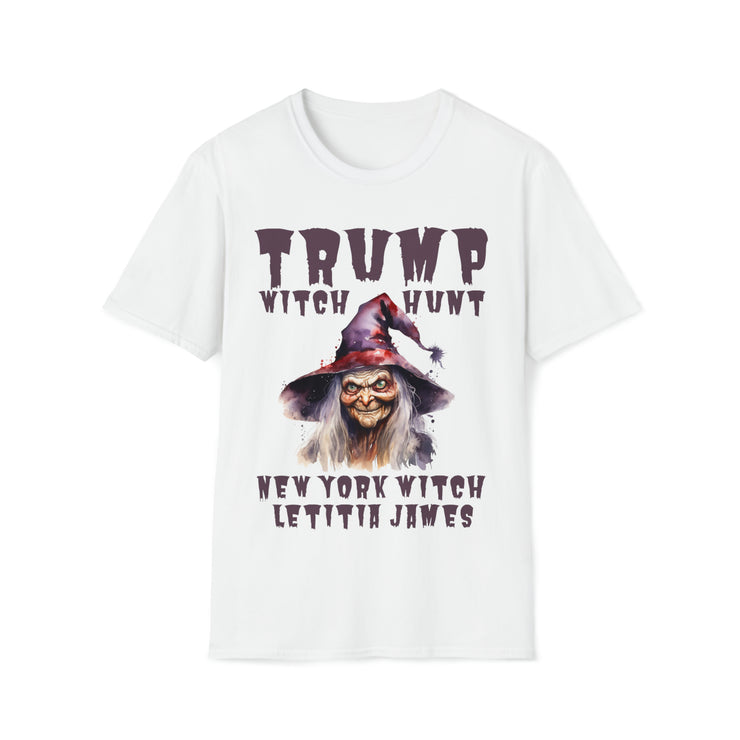 Trump witch hunt New York Witch Letitia James Soft style T-Shirt