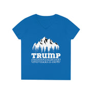 Trump Country White or Blue V-Neck T-Shirt