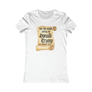 We the people voting for Donald Trump on November 2024 Women's Favorite Tee