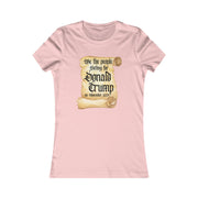 We the people voting for Donald Trump on November 2024 Women's Favorite Tee