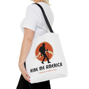 Hire Me America Tote Bag (AOP)