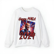 Happy MAGA 2024 red Heavy Blend™ Crewneck Sweatshirt Unisex