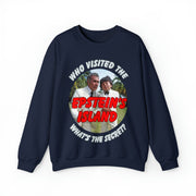 Who visited the Epstein's Island What's the secret Heavy Blend™ Crewneck Sweatshirt Unisex