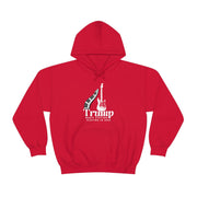 Trump Music Station Playing in 2024 Blend™ Hooded Sweatshirt