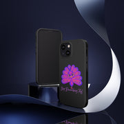 Stop Peacocking Me black/purple tough Phone Cases