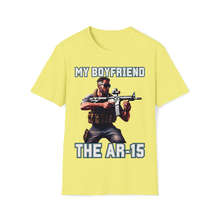 My boyfriend the AR15 Soft style T-Shirt