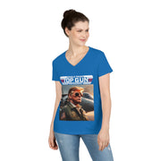 Top Gun President V-neck Women's tee