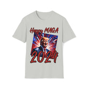 Happy MAGA 2024 red Soft style T-Shirt unisex