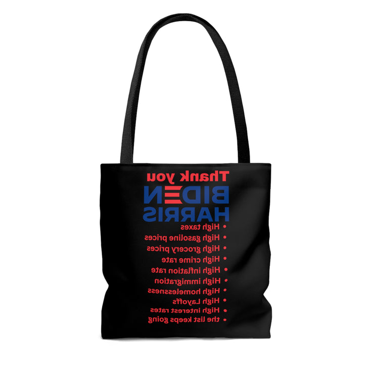 Thank you Biden Harris Tote Bag (AOP)