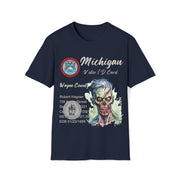 Registered Michigan Dead Voter ID Unisex Softstyle T-Shirt