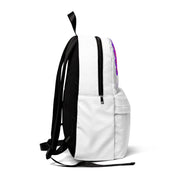 Stop Peacocking Me! purple white unisex Classic Backpack