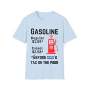 Gasoline before Biden Harris' tax on the poor Unisex Softstyle T-Shirt