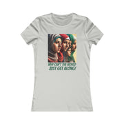 Why can't the world just get along middle east Women's Favorite Tee