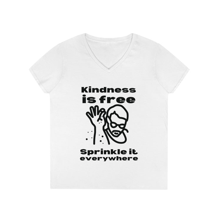 Kindness is free Sprinkle it everywhere V-Neck T-Shirt